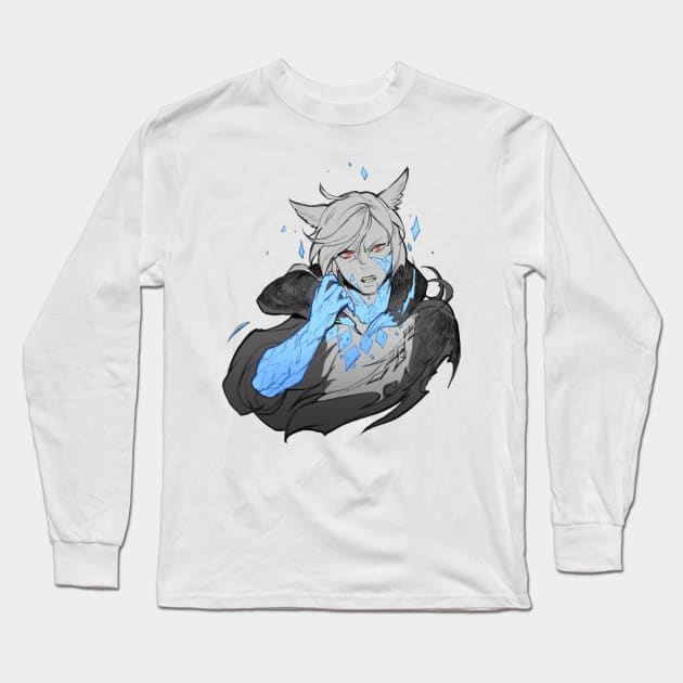 G'raha Tia - Crystal Corruption Long Sleeve T-Shirt by shinjyu